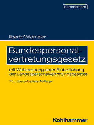 cover image of Bundespersonalvertretungsgesetz